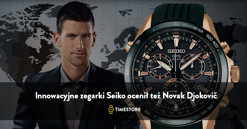 Innowacyjne zegarki Seiko ocenił też Novak Djokovič