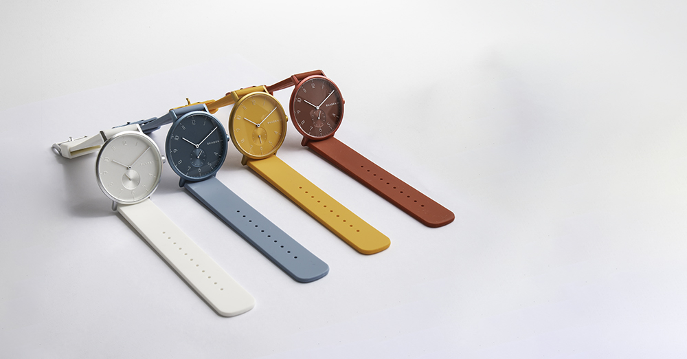 Kolorowa transformacja zegarków Skagen Aaren Kulor
